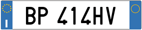 Truck License Plate
